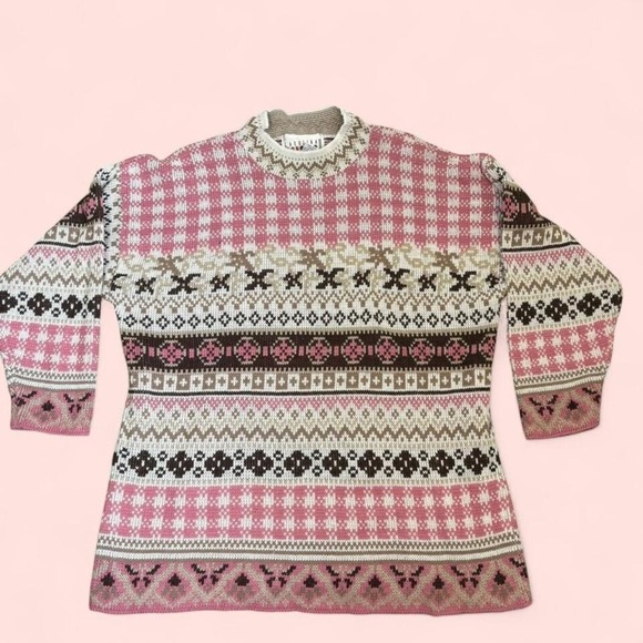 Vintage Carolina Colours Women's 20W/40 Knit Grandma Sweater Cottagecore Fairy - Picture 1 of 5